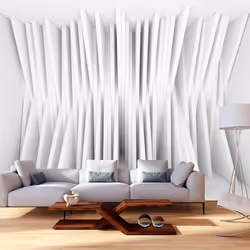 Planete Discount PD12935-400-280, Papier peint non tissé, Gris, Blanc, Blanc, Gris, 120 g/m², White Balance, 4000 mm