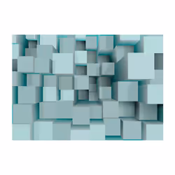 Papier peint intissé 3D et Perspective Blue puzzle - PD12937-400-280