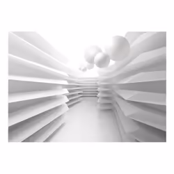 Papier peint intissé Abstractions White Maze - PD13083-400-280