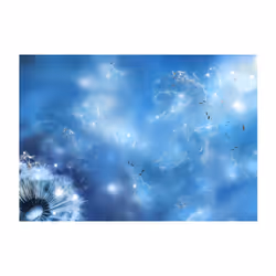 Planete Discount PD13456-200-140 papier-peint Papier peint non tissé Bleu, Blanc
