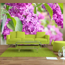 Planete Discount PD13457-200-140 papier-peint Papier peint non tissé Vert, Violet
