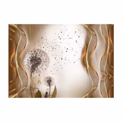 Planete Discount PD13458-250-175 papier-peint Papier peint non tissé Beige, Gris, Jaune