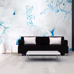 Planete Discount PD13460-400-280, Papier peint non tissé, Blanc, Jaune, Jaune, Blanc, 120 g/m², Softness of down, 4000 mm