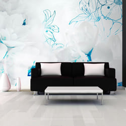 Papier peint intissé Fleurs Softness of down - PD13460-400-280