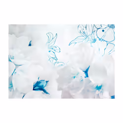 Papier peint intissé Fleurs Softness of down - PD13460-400-280