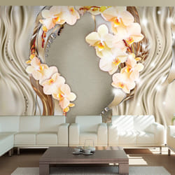 Planete Discount PD13462-100-70 papier-peint Papier peint non tissé Beige, Crème, Jaune