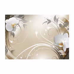Planete Discount PD13465-350-245 papier-peint Papier peint non tissé Or, Gris, Blanc