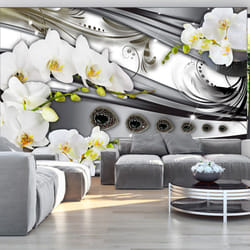 Papier peint intissé Fleurs Orchids & jewelry - PD13469-400-280