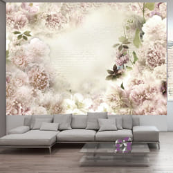 Planete Discount PD13477-200-140 papier-peint Papier peint non tissé Crème, Vert, Rose
