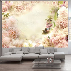 Planete Discount PD13478-200-140 papier-peint Papier peint non tissé Crème, Rose