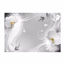 Planete Discount PD13480-200-140 papier-peint Papier peint non tissé Gris, Blanc