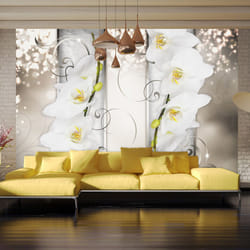 Planete Discount PD13489-100-70 papier-peint Papier peint non tissé Beige, Gris, Blanc, Jaune