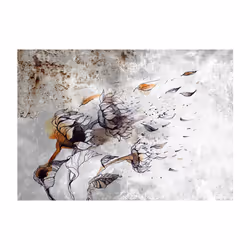Planete Discount PD13491-100-70 papier-peint Papier peint non tissé Beige, Gris