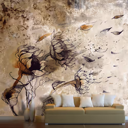 Planete Discount PD13492-100-70, Papier peint non tissé, Beige, Beige, 120 g/m², Breath of wind, 1000 mm