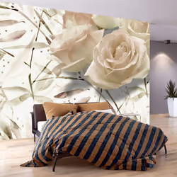 Planete Discount PD15027-400-280, Papier peint non tissé, Crème, Blanc, Crème, Blanc, 120 g/m², Birthday wishes, 4000 mm
