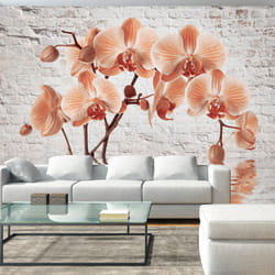 Papier peint intissé Fleurs The Orange Arc - PD13504-400-280