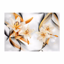 Papier peint intissé Fleurs Innocence of Lily - PD13514-400-280