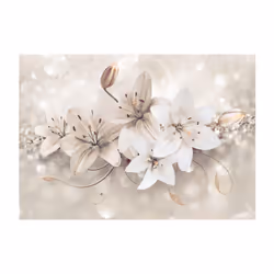 Papier peint intissé Fleurs Diamond Lilies - PD13520-400-280