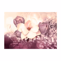 Papier peint intissé Fleurs Maroon Charm - PD13525-400-280