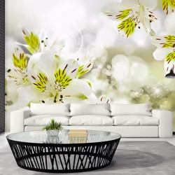 Planete Discount PD13527-300-210, Papier peint non tissé, Vert, Blanc, Blanc, Vert, 120 g/m², Southern Princess, 3000 mm