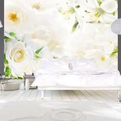 Papier peint intissé Fleurs White sigh - PD13534-400-280