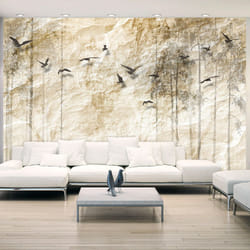 Planete Discount PD13235-200-140 papier-peint Papier peint non tissé Beige, Noir