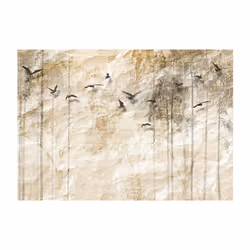 Planete Discount PD13235-100-70 papier-peint Papier peint non tissé Beige, Noir