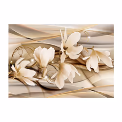Planete Discount PD13541-150-105 papier-peint Papier peint non tissé Crème