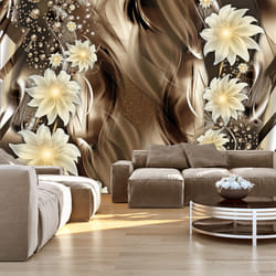 Papier peint intissé Fleurs Depths of Bronze - PD13542-400-280