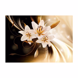 Papier peint intissé Fleurs Circle of Light - PD13547-400-280