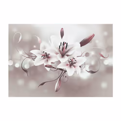 Planete Discount PD13549-200-140 papier-peint Papier peint non tissé Bordeaux, Blanc