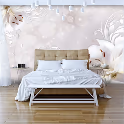 Planete Discount PD13552-100-70, Papier peint non tissé, Crème, Gris, Blanc, Blanc, Crème, Gris, 120 g/m², Winter Song, 1000  ...