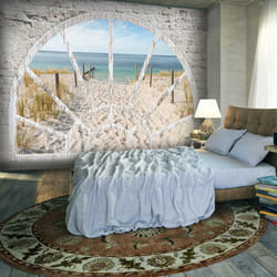 Papier peint intissé Paysages Window View - Beach - PD14312-400-280