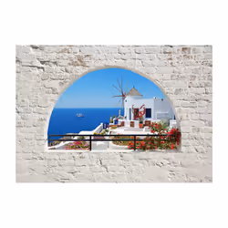 Papier peint intissé Paysages Summer in Santorini - PD14316-400-280