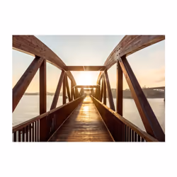 Papier peint intissé Ville et Architecture Bridge of the Sun - PD14801-400-280