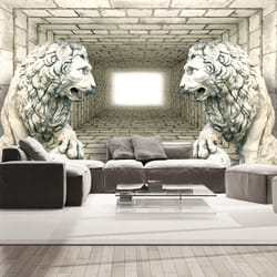 Papier peint intissé Fonds et Dessins Chamber of lions - PD13833-400-280