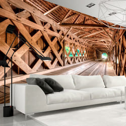 Papier peint intissé Ville et Architecture Wooden Bridge - PD14819-400-280