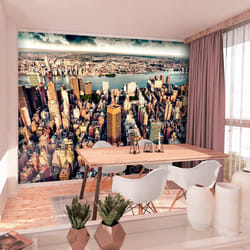 Papier peint intissé Ville et Architecture Bird's Eye View of New York - PD14823-400-280