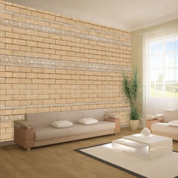 Papier peint intissé Fonds et Dessins Mur avec ornements - PD13836-400-280