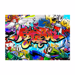 Papier peint intissé Street art Street art:red theme - PD14672-400-280