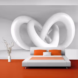 Planete Discount PD12950-100-70, Papier peint non tissé, Perle, Blanc, Blanc, Nacré, 120 g/m², White weave, 1000 mm