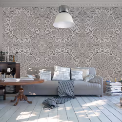 Planete Discount PD13857-400-280, Papier peint non tissé, Beige, Beige, 120 g/m², Oriental ornament, 4000 mm