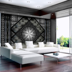 Papier peint intissé Fonds et Dessins Black mosaic - PD13858-400-280