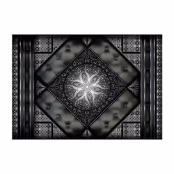 Papier peint intissé Fonds et Dessins Black mosaic - PD13858-400-280