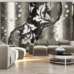 Papier peint intissé Fonds et Dessins Diamond leaves - PD13859-400-280