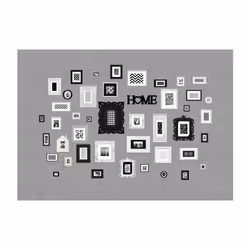 Papier peint intissé Fonds et Dessins Wall full of frames - PD13860-400-280