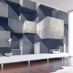 Planete Discount PD13862-400-280, Papier peint non tissé, Gris, Gris, 120 g/m², Concrete city, 4000 mm