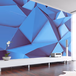 Planete Discount PD13112-100-70, Papier peint non tissé, Bleu, Bleu, 120 g/m², Royal blue, 1000 mm
