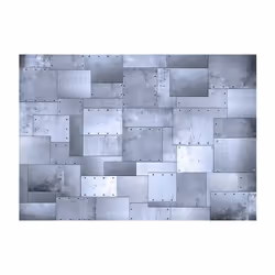 Papier peint intissé Abstractions Industrial mosaic - PD13116-400-280