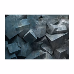 Planete Discount PD13872-100-70 papier-peint Papier peint non tissé Gris